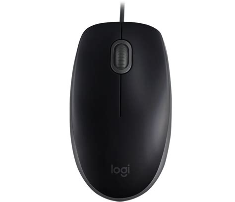 Мышь Logitech B110 Бесшумная оптическая USB мышь L910-005508, черно ...