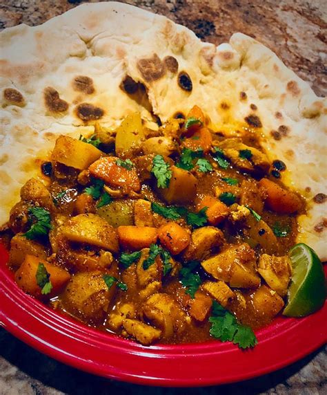 Homemade Chicken Curry And Homemade Naan Healthy Recipes Daily