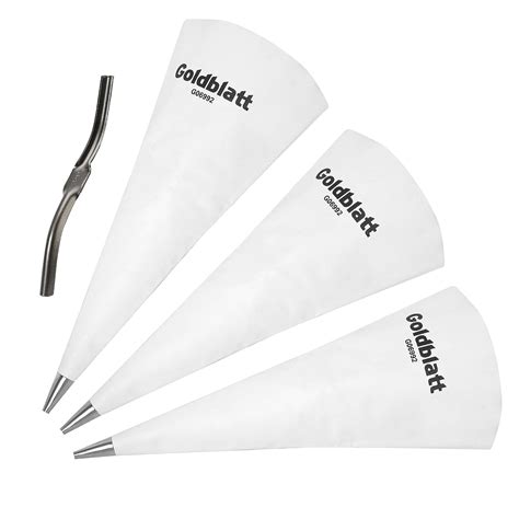 Goldblatt 4 Pieces Tile Grout Masonry Mortar Bag Set Includes 3 Pieces