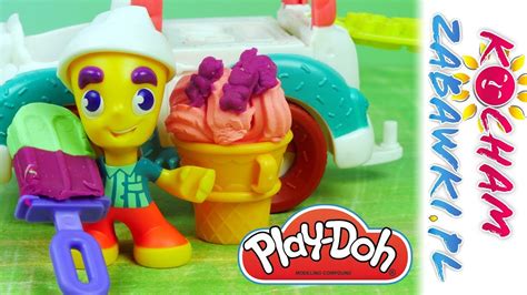 Play Doh Town Samochód z lodami Bajki i kreatywne zabawki YouTube