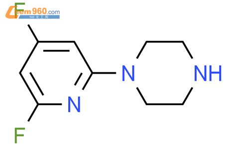 1174207 67 0 1 4 6 difluoro 2 pyridinyl Piperazine化学式结构式分子式mol