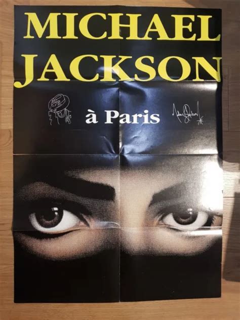 Michael Jackson Poster Geant Talent Magazine 60 X 84 Cm 1988 Eur 15