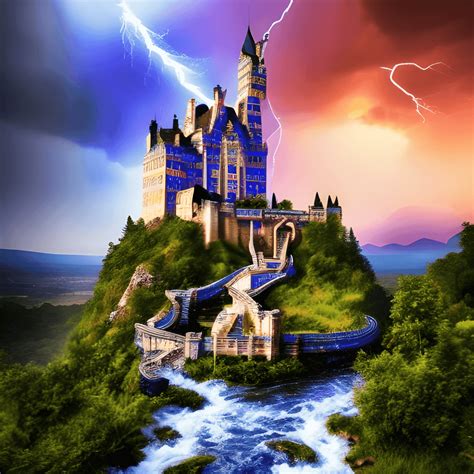 Castle in the Clouds · Creative Fabrica