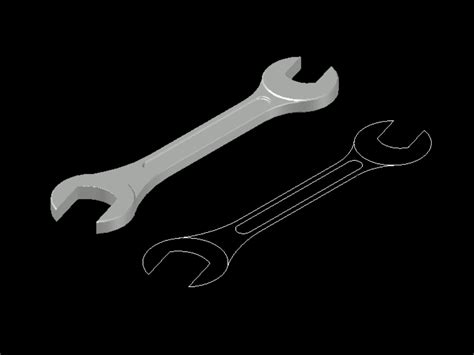 3d Llave En AutoCAD Descargar CAD Gratis 98 96 KB Bibliocad