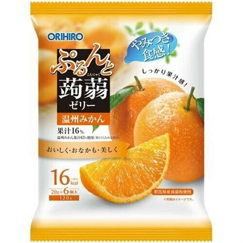 Orihiro Purunto Konnyaku Jelly Mikan Flavor Konjac Fruits Jelly G