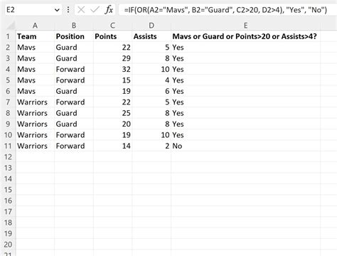 Excel How To Use An If Function With 4 Conditions