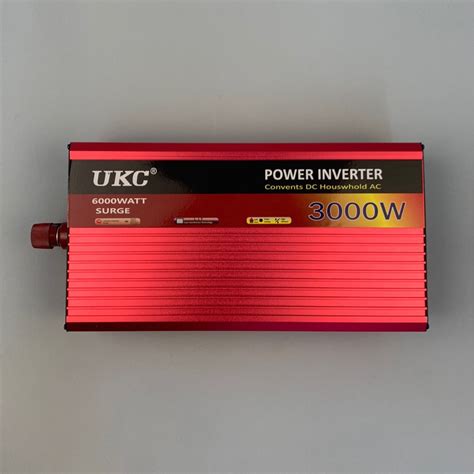 Купить Инвертор преобразователь напряжения Ukc Power Inverter 12 220v 3000w цена 3199 ₴ — Prom