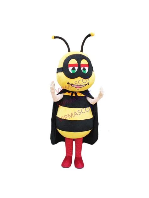 Yellow Black Bumble Bee Mascot Costume Mascotte Bee Honeybee Mascot