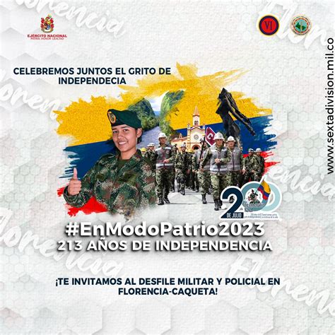 Sexta Divisi N Del Ej Rcito Nacional On Twitter Este Dejulio Iza Y