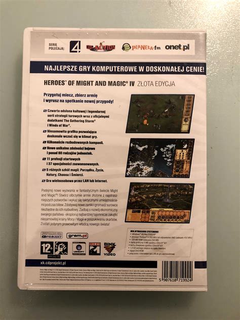 Heroes of Might and Magic IV Złota edycja Extra klasyka PC DVD