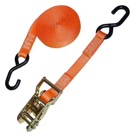 1 Inch Heavy Duty Ratchet Strap With S Hooks Lodi Metals