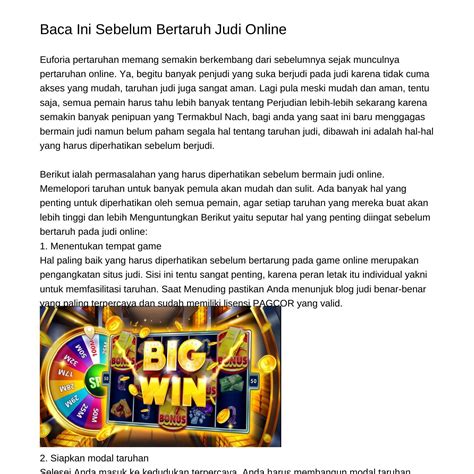 Baca Ini Sebelum Berjudi Judi Onlineihxpl.pdf.pdf | DocDroid