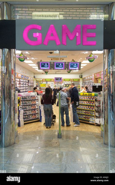 Game store shop Trafford centre UK United Kingdom England Europe GB ...