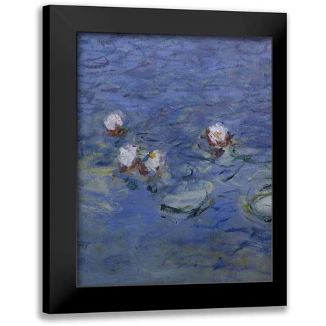 Monet Claude 15x18 Black Modern Framed Museum Art Print Titled Water