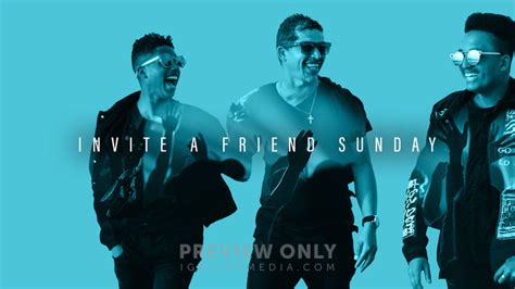 Invite A Friend Sunday Title Graphics Church Visuals