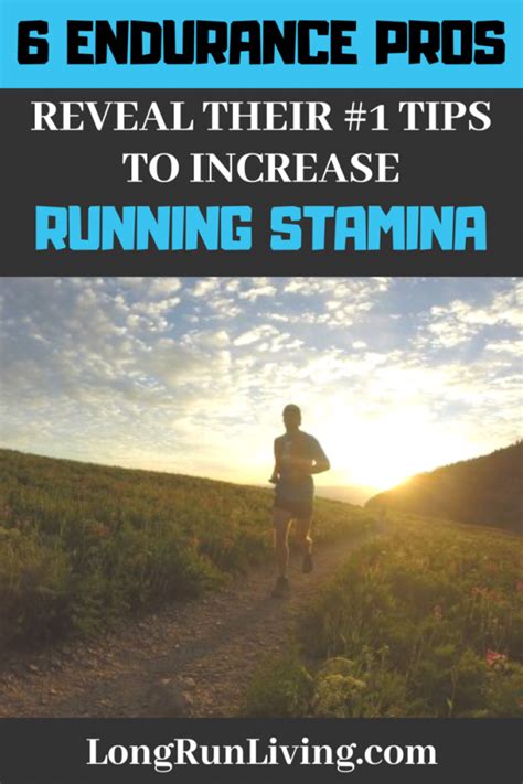 Endurance Pros Reveal Their Tips To Increase Running Stamina