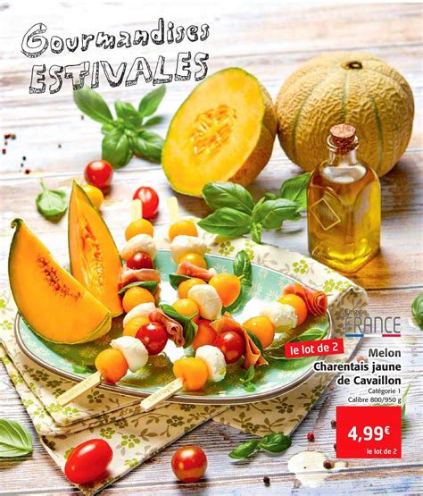 Promo Melon Charentais Jaune De Cavaillon Chez Colruyt ICatalogue Fr