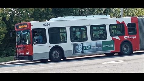 OC Transpo Bus 6364 A 2008 New Flyer D60LF Articulated Low Floor Bus