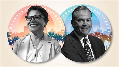 In L A Mayor Race Hollywood Divided Between Karen Bass Rick Caruso