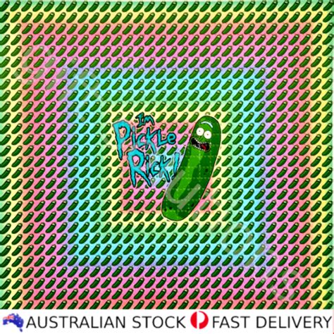 Rick And Morty Pickle Rick Lsd Blotter Art Full Sheet 900 Tabs Ebay