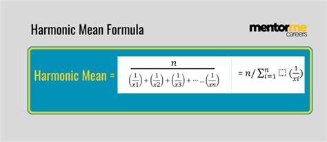 Harmonic Mean Formula And Application Of Harmonic Mean