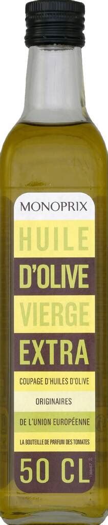 Promo Huile D Olive Vierge Extra Monoprix Chez Monoprix