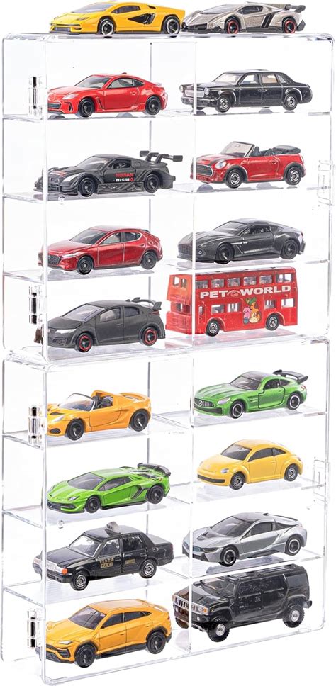 Amazon Hot Scale Matchbox Wheels Toy Car Display Case Holds Toy Cars Storage