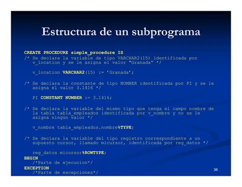 Programacion En Plsql Teoria Y Ejemplos Ppt Descarga Gratuita