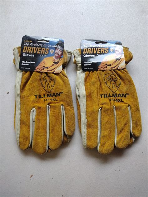 Tillman 1414 Drivers Glove Grainsplit Leather Cowhide Sizes Xl 2