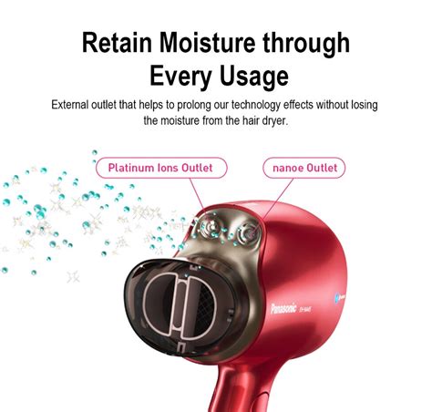 Panasonic Nanoe Hair Dryer 1600w Eh Na45 Platinum Ions Foldable Hair Dryer Shopee Malaysia