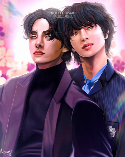 Nαɳყ See You soon Kim SeokJin BTSFANART on Twitter Taejin para