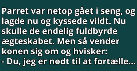 Vits Nygift Par Skal Have Sex P Bryllupsnatten S Siger Konen Ord Som F R Manden Til At