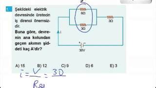 S N F Fizik Elektrik Ve Manyetizma Z Ml Sorular Pdf