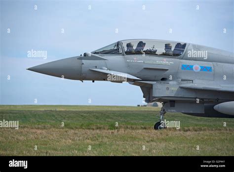 RAF two seater variant Eurofighter FRG4 Typhoon twin engined Jet ...