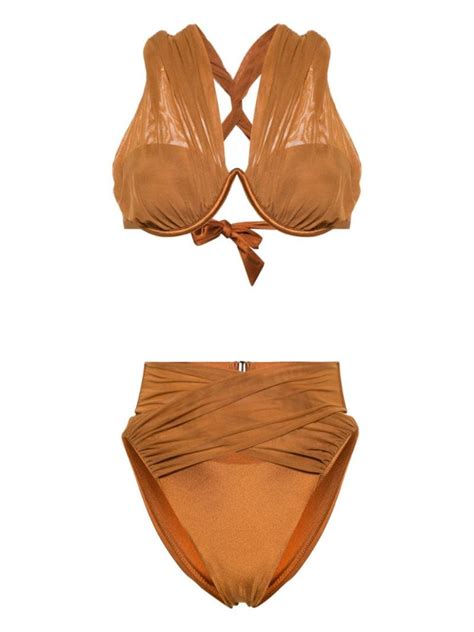 Ubu Criss Cross Mesh Bikini Andrea Iyamah Eraldo Us