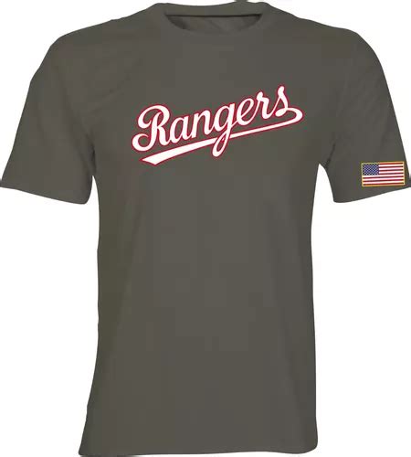 Playera Texas Rangers Camo Uscm Beisbol Meses Sin Intereses