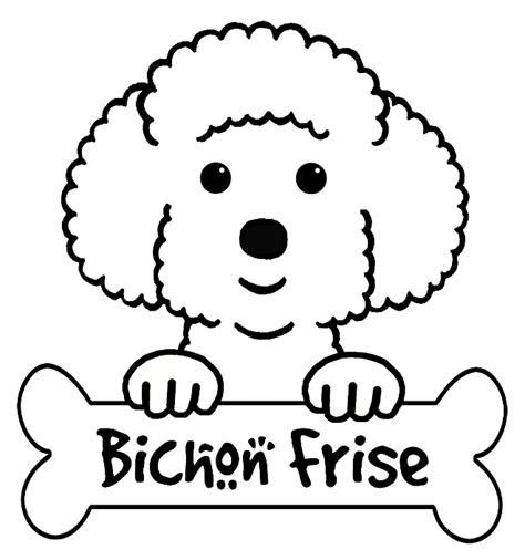 Dibujos Para Colorear E Imprimir De Bichon Frize