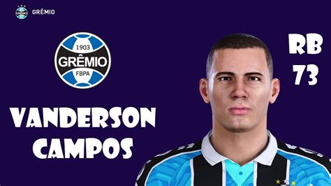 Vanderson Campos Efootball Pes Face Build Stats Youtube