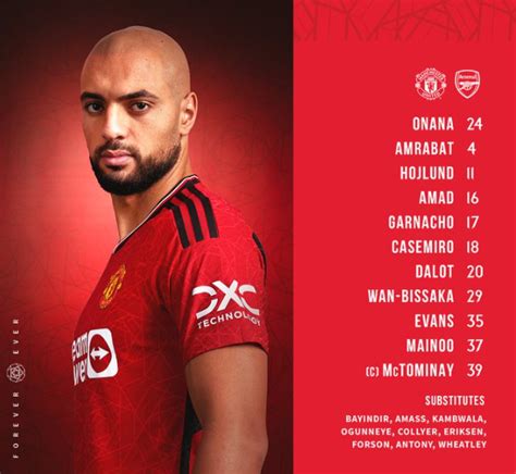 CONFIRMED Manchester United Starting XI Vs Arsenal Stretty Rant