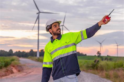 Homme Dans Une Jaune Et Noir S Curit Gilet Est Montrer Du Doigt Une