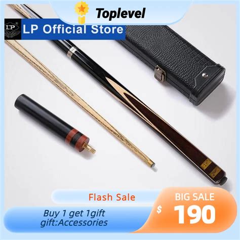 Novo Lp Taco De Bilhar Artesanal Pe A Snooker Cue Caso