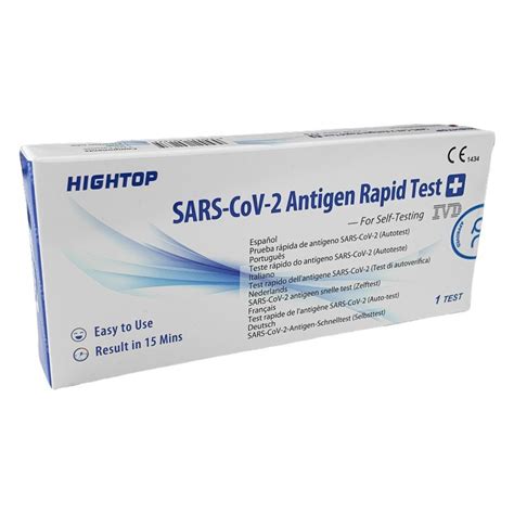 Hightop SARS CoV 2 Antigen Rapid Test Selbsttest VE1 Wildcat