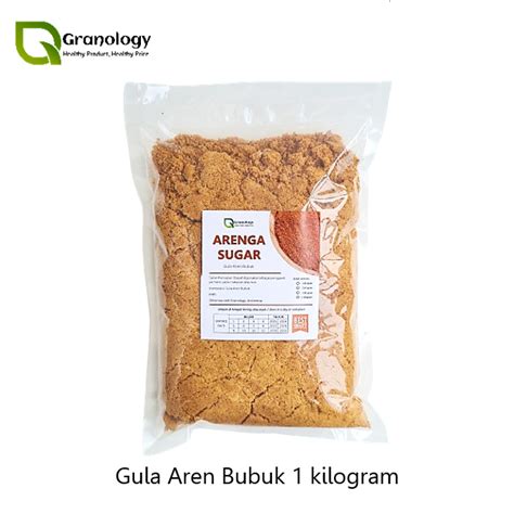 Jual Gula Aren Bubuk Arenga Sugar 1 Kilogram By Granology Shopee