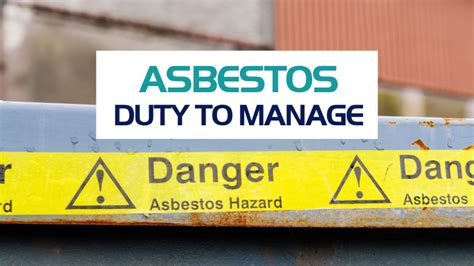 Asbestos Duty To Manage Horizon Management