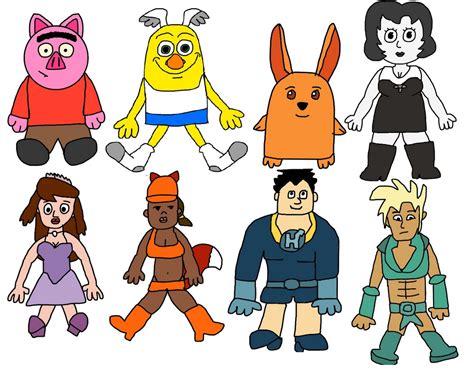 Drawn Together Gang Plush Toys by banielsdrawings on DeviantArt