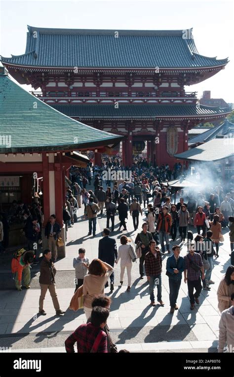 Sensoji Temple Asakusa Tokyo Japan Stock Photo Alamy