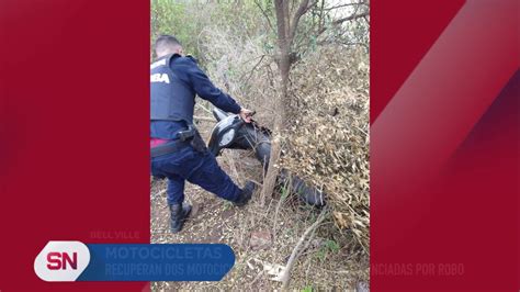 POLICIALES RECUPERAN DOS MOTOCICLETAS QUE HABÍAN SIDO DENUNCIADAS POR