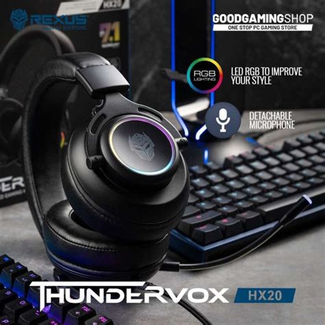 Jual Rexus Headset Gaming Thundervox Stream Hx20 Di Seller Good Gaming