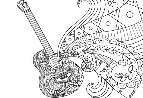 Music Coloring Pages 100 Pictures Free Printable