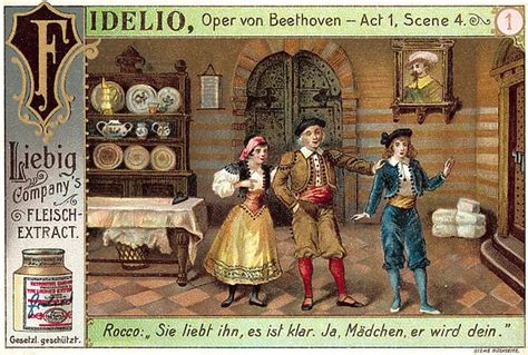 Scene From Beethovens Opera Fidelio Chromolitho Our Beautiful